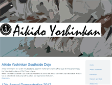 Tablet Screenshot of aikidoyoshinkan.info
